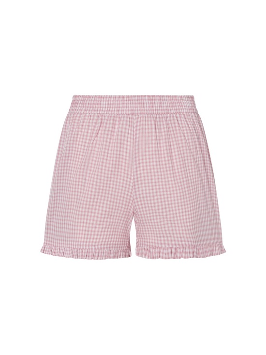 Sonderhaus Pants - Sonderhaus BOXER SHORTS IN PINK PLAID size XS